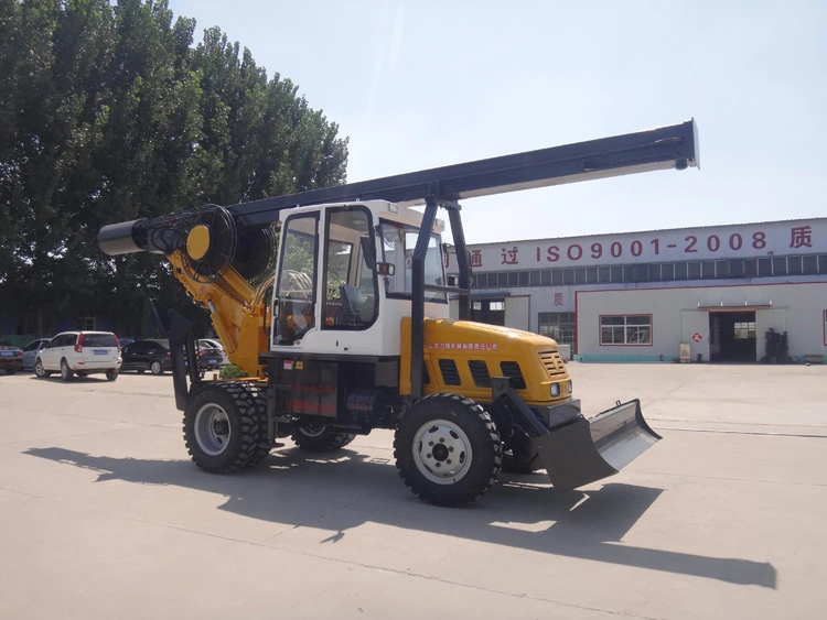 Mobile Crawler Type Anchor Drilling Excavator Drifter Oil Drilling Hand Piling Machine