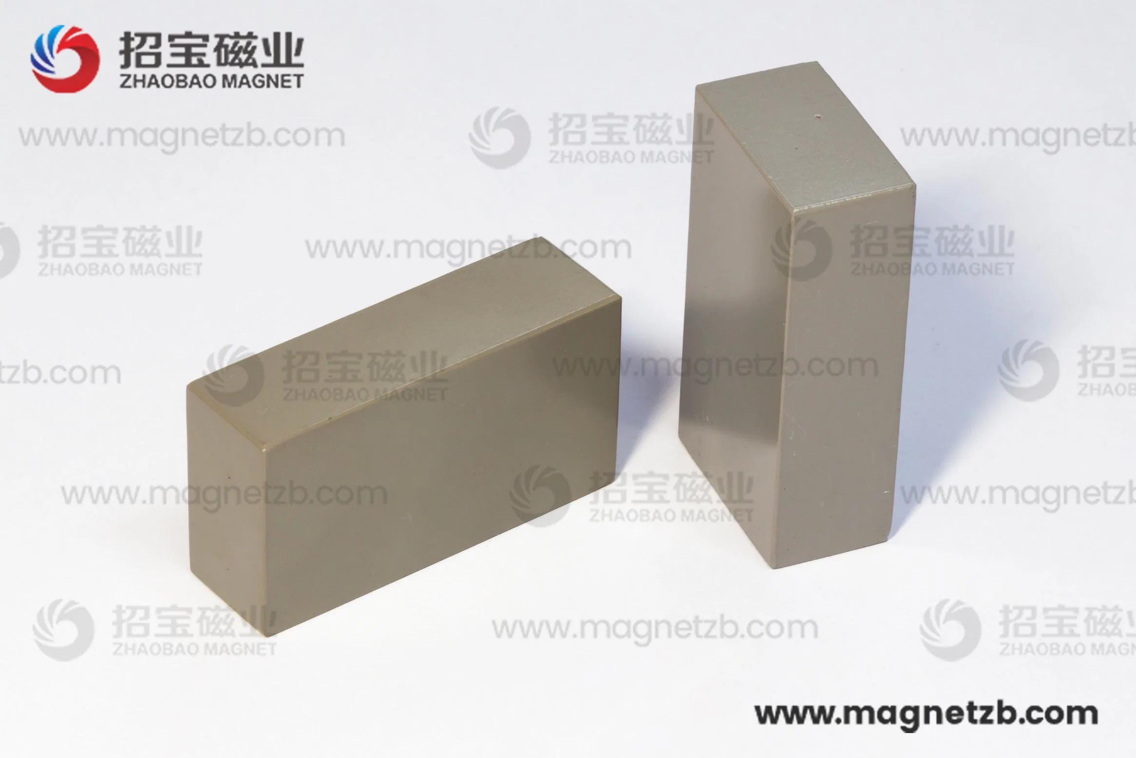 Rare Earth Permanent Manufacturer Strong Magnetic Material Customized Sintered Neodimio Neodymium NdFeB Zhaobao Block Grooved Magnet for Wind Turbines
