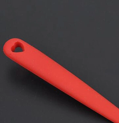 Heart-Shaped Spatula, Heat Resistant Seamless Silicone Spatula with Hanging Holes for Mixing Turning Pizza Paddle Nonstick Flexible Silicone Turner Wbb12143