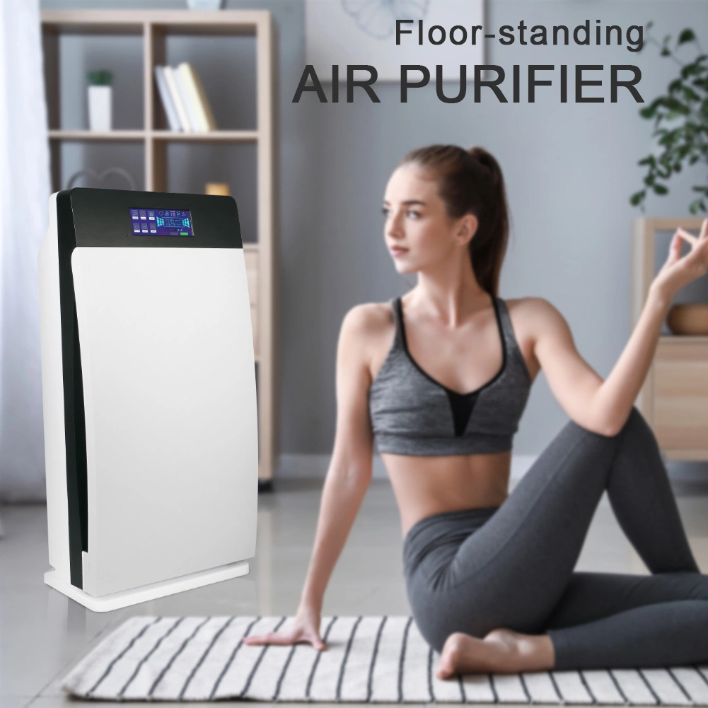 Certificate Home Floor Standing Smart Filter Cleaning with Active Carbon Ionizer Air Purifier