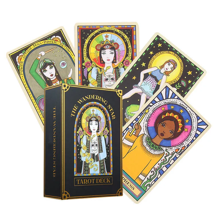 Popular melhor 2.5*3.5 Tarot Card Deck Imprimir cartões Bulk Tarot Cartões Oracle