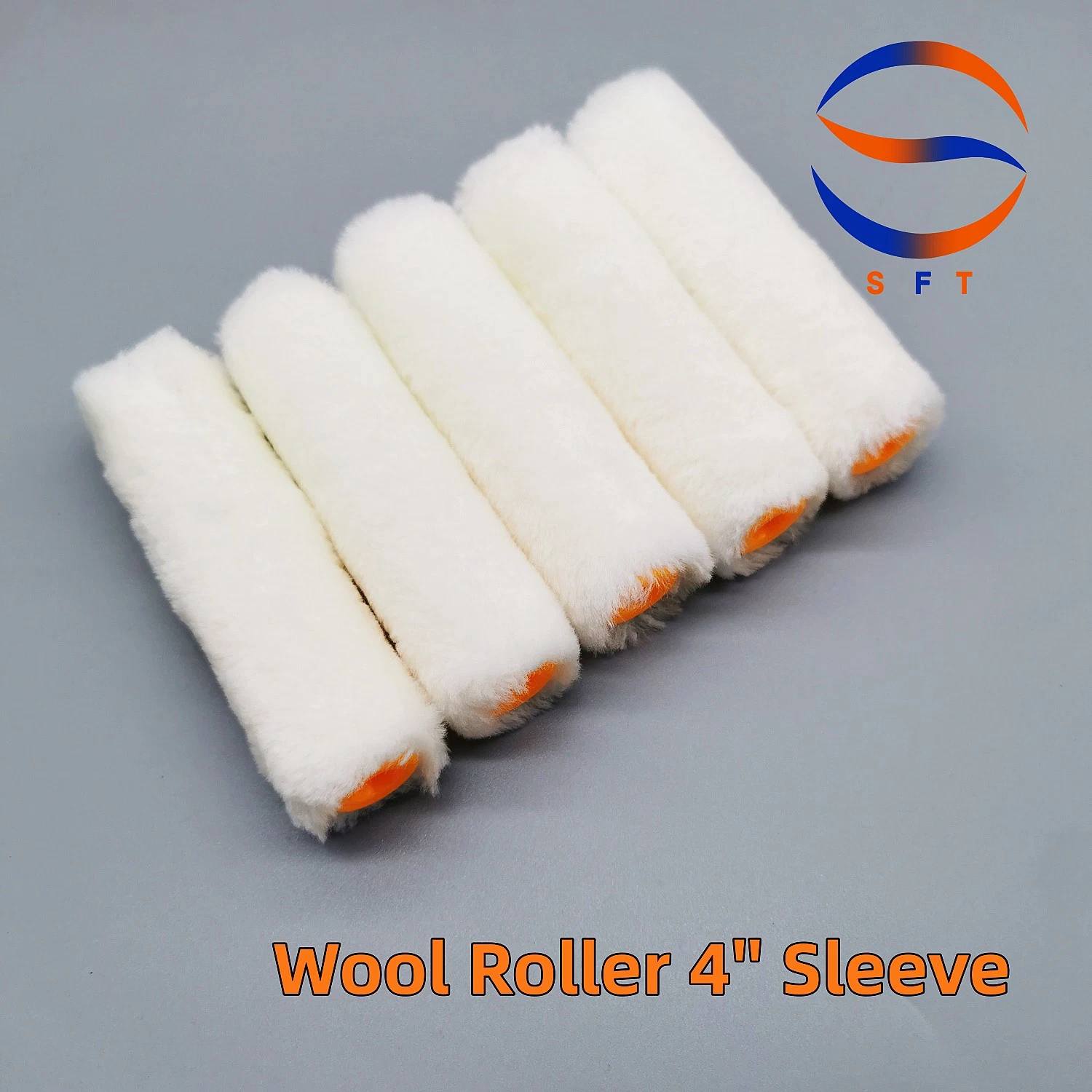 4&prime; &prime; White Wool Paint Roller Covers for Epoxy Resin Painting