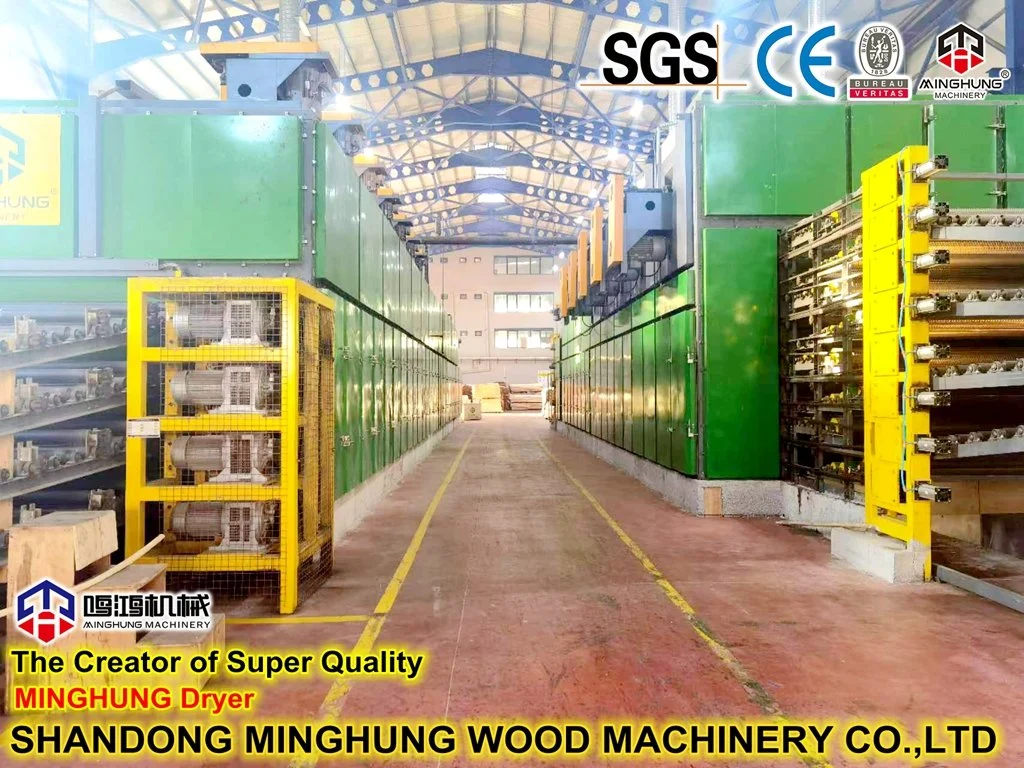 Birch Roller Veneer Dryer Machine for Woodworking Plywood Machine