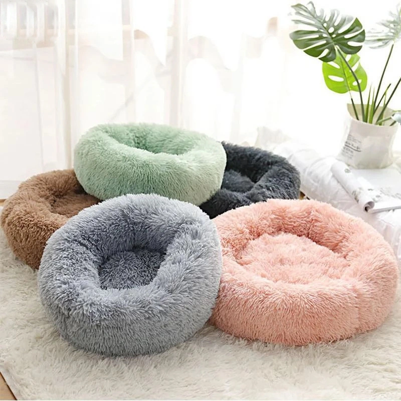 Pets Love Comfortable Nest Pet Bed Foldable Fluffy and Comfortable Package Printing Pet Supplies