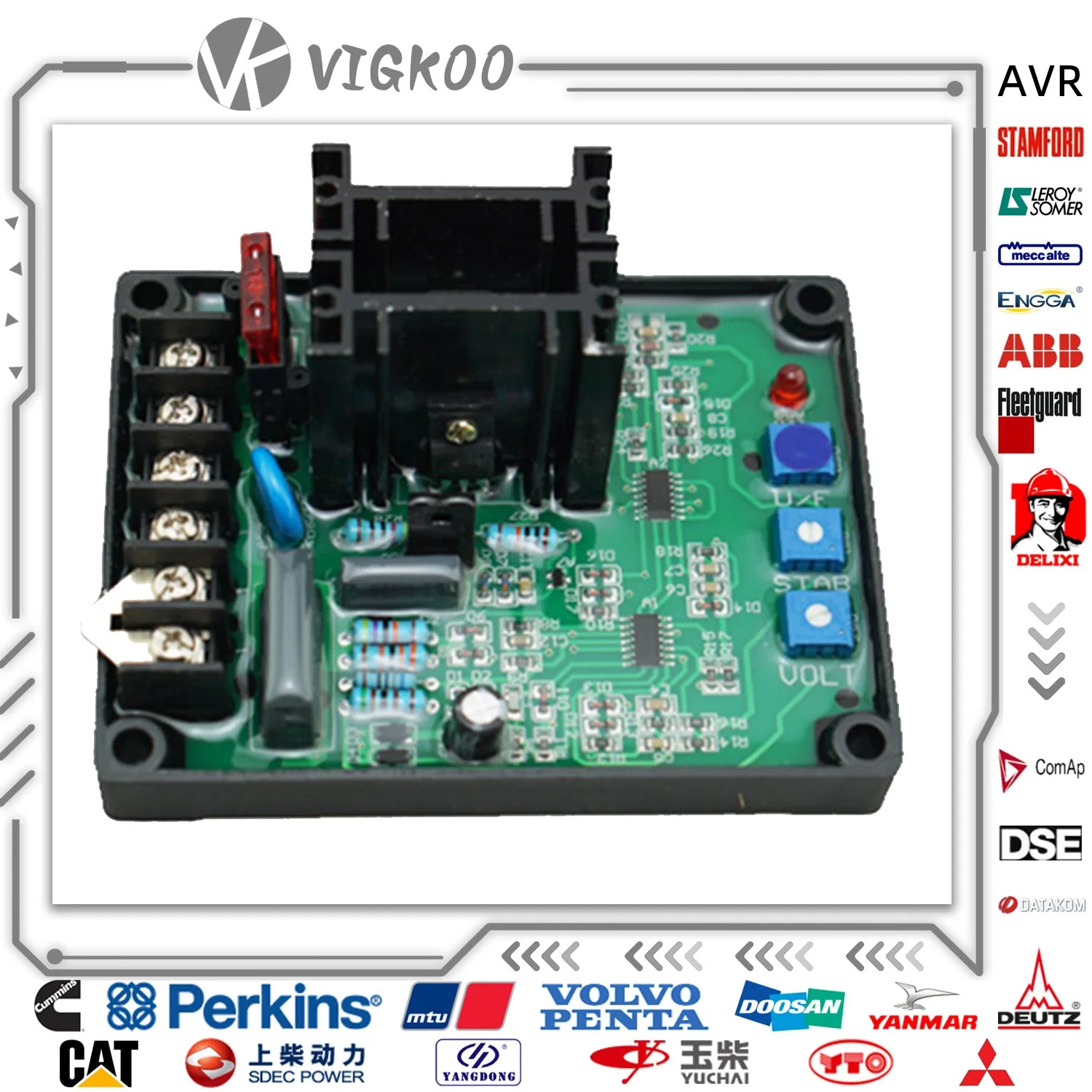 AVR Gavr 12A Automatic Voltage Regulator Frequency: 50 60 Hz.