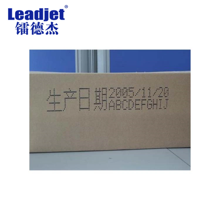 Leadjet A320 5-60mm Height Large Format Inkjet Printer Batch Number Expiry Date