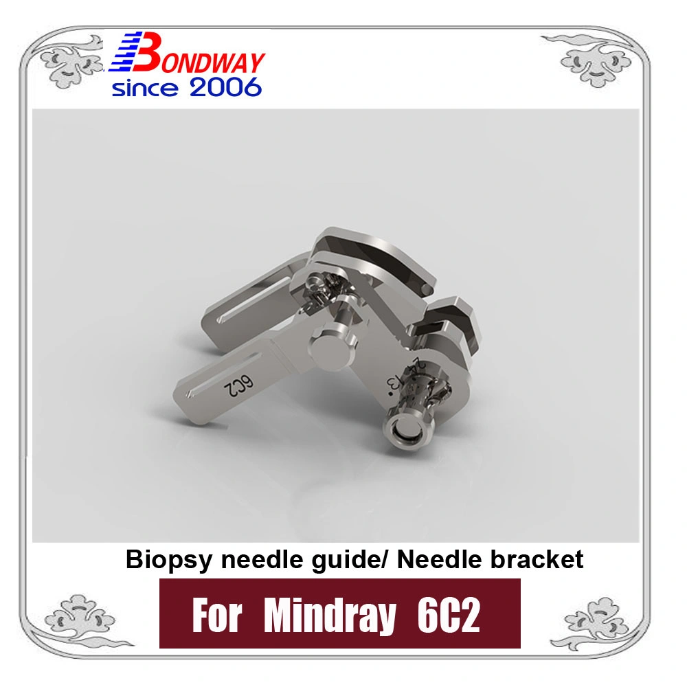 Zonare Mindray 6c2 curva convexa transductor de ultrasonido guía de biopsia, el adaptador de aguja de biopsia reutilizables
