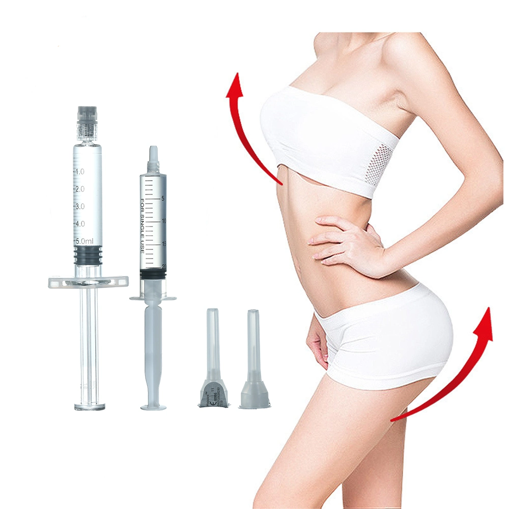 Factory Sale Cosmetic Cross Linked Deep Dermal Injection 10ml for Buttock Enlargement Dermal Filler