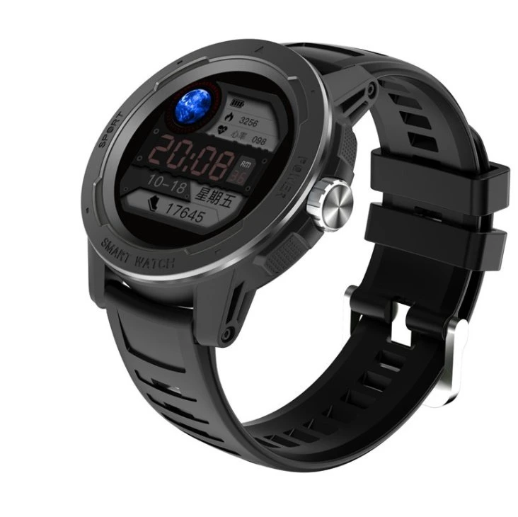 شاشة لمس إلكترونية رقمية بتقنية Bluetooth® تعمل باللمس وموضة RoHS للضغط ساعات هدايا ذكية للمعصم بنظام Android Sport
