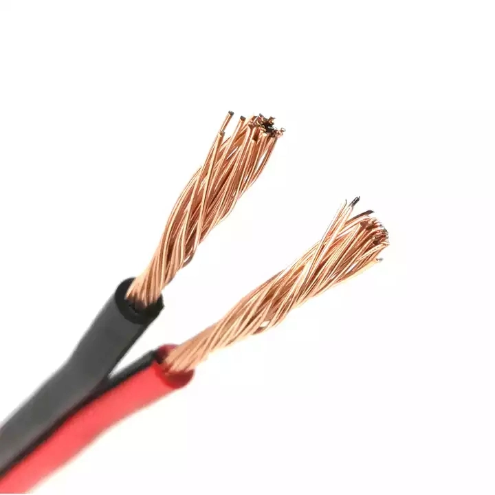 Flexible 18 19 20 AWG 2/4 Core Stranded Copper Speaker Cable for Audio and Video