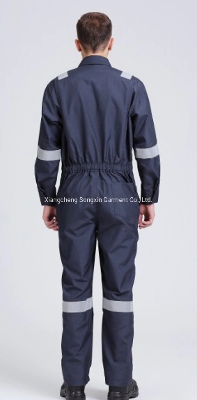 Cotton Safety Coverall Red Welder Mining Uniforms Workwear for Wokers