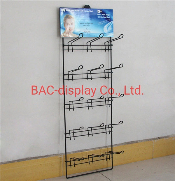 Metal Wall Hanging Cosmetics/Skin Care Products Display Rack