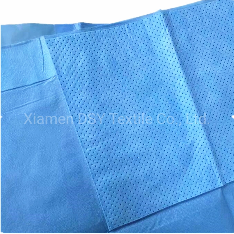 PE Film Coated Super Absorbent Nonwoven Fabrics for Surgical Drapes and Gown Packs