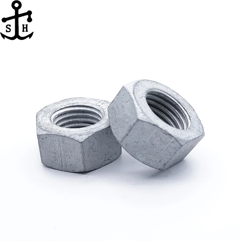 Big Hex Nuts Carbon Steel ISO 4166 Hexagon Nuts for Fine Mechanics Made in China