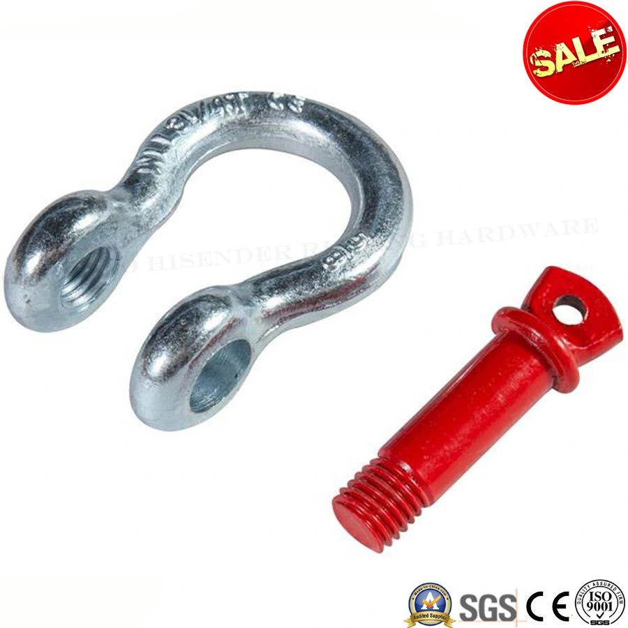 Marine Rigging Galvanized Fitting Us Type Screw Pin G2130 Anchor Shackle