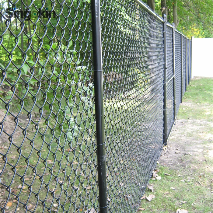 4 PÉS 5FT 6FT 2m 8FT Fazenda e Campo galvanizou corrente Liga a vedação metálica de malha metálica de aço da fence