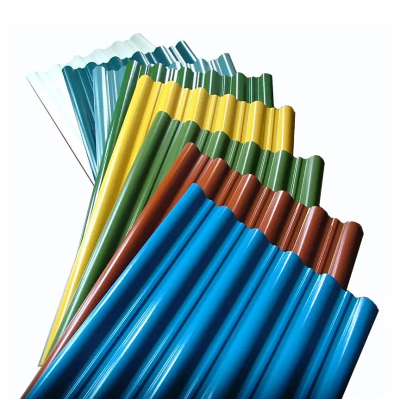 Factory Price Color Coated Galvanized Corrugated Steel for House Roof Sheet Iron Sheet