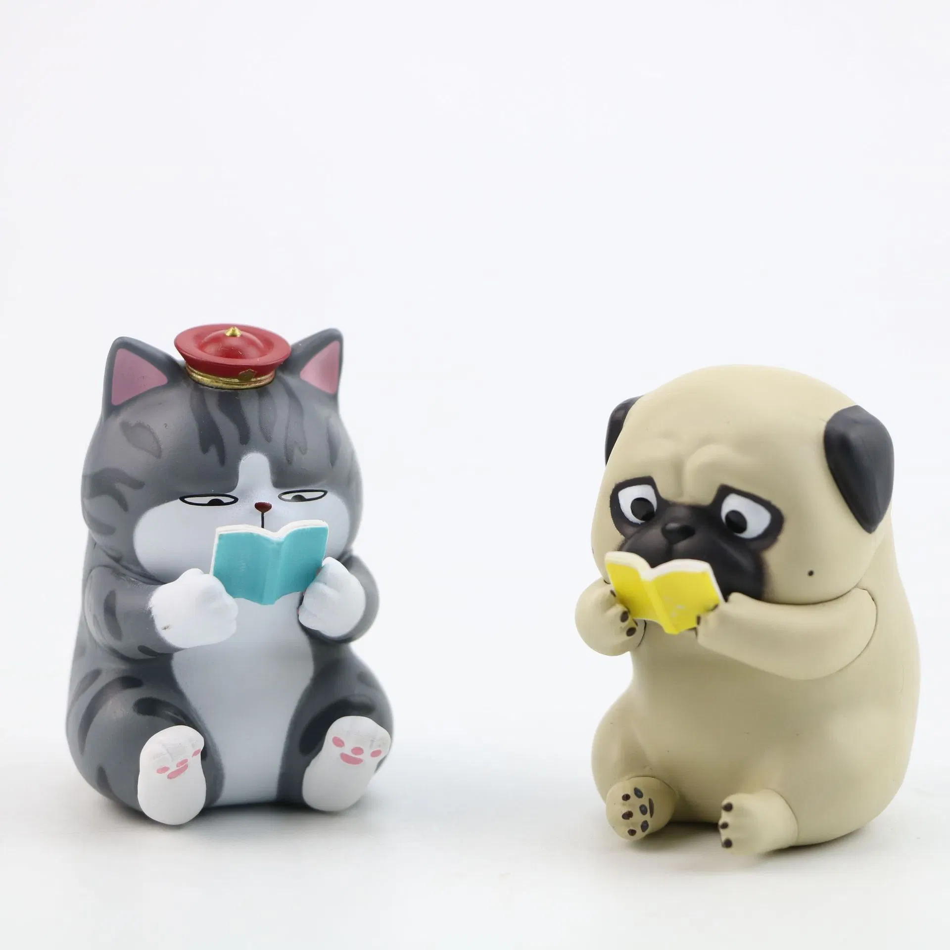 Custom Logo Printed Animal Decorative Figurine OEM ODM PVC Figurines Plastic Toys