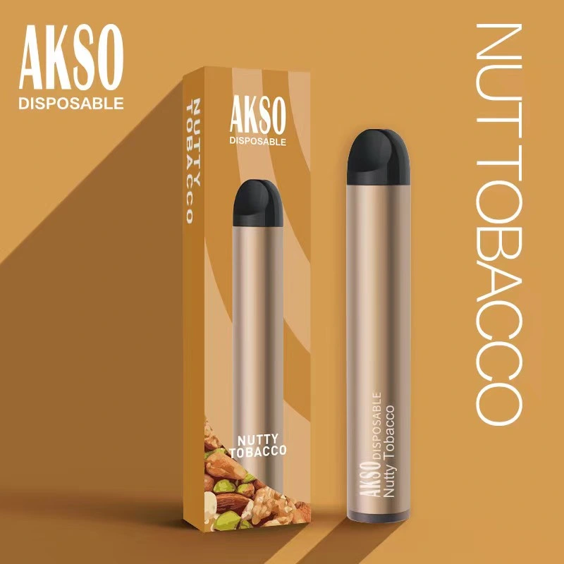 Hcharuto Akso preço de fábrica NIC Salt Puff Bar Ecigs 500puffs Esferográfica de cobertura de cápsulas descartável