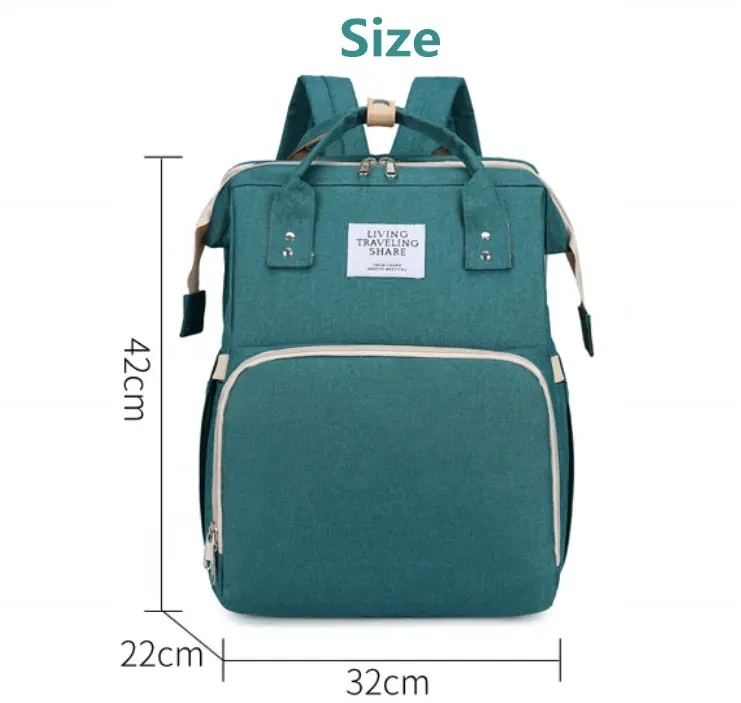Travel Baby Diaper Bags OEM Mommy Nappy Backpack Diaper Bag with Changing Station