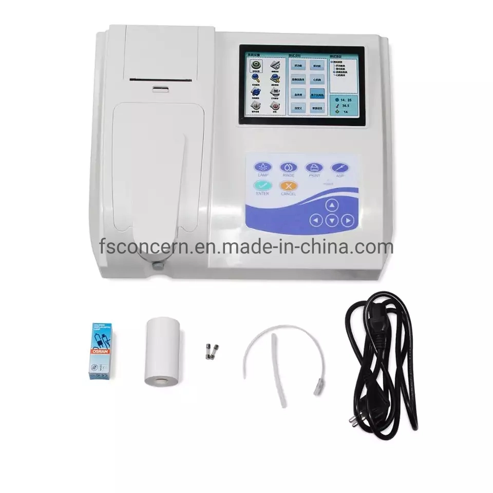 Hospital Lab Semi Automatic LCD Biochemistry System Clinical Chemistry Analizador Poct Analyzer