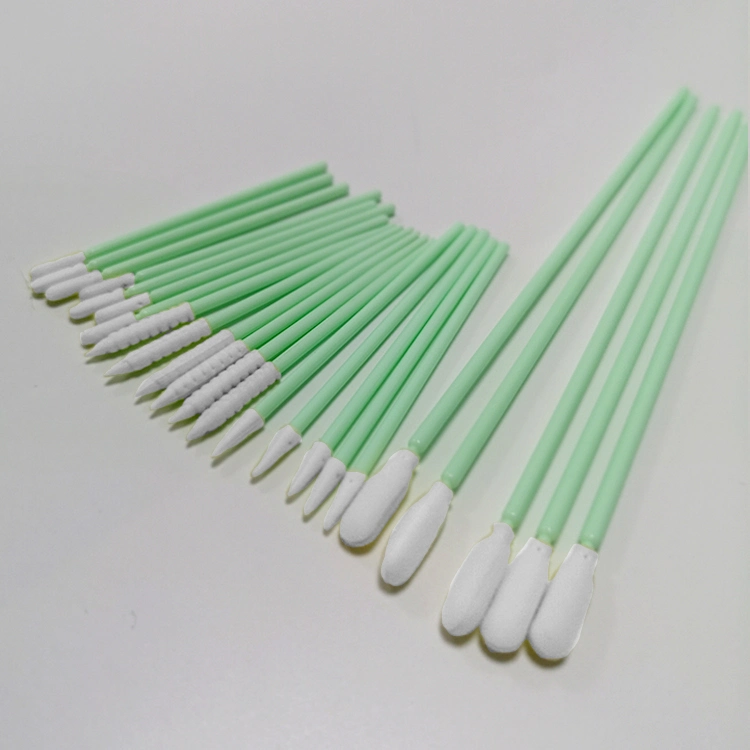 ISO CE Certified Cleanroom Foam Head Cleaning Swab