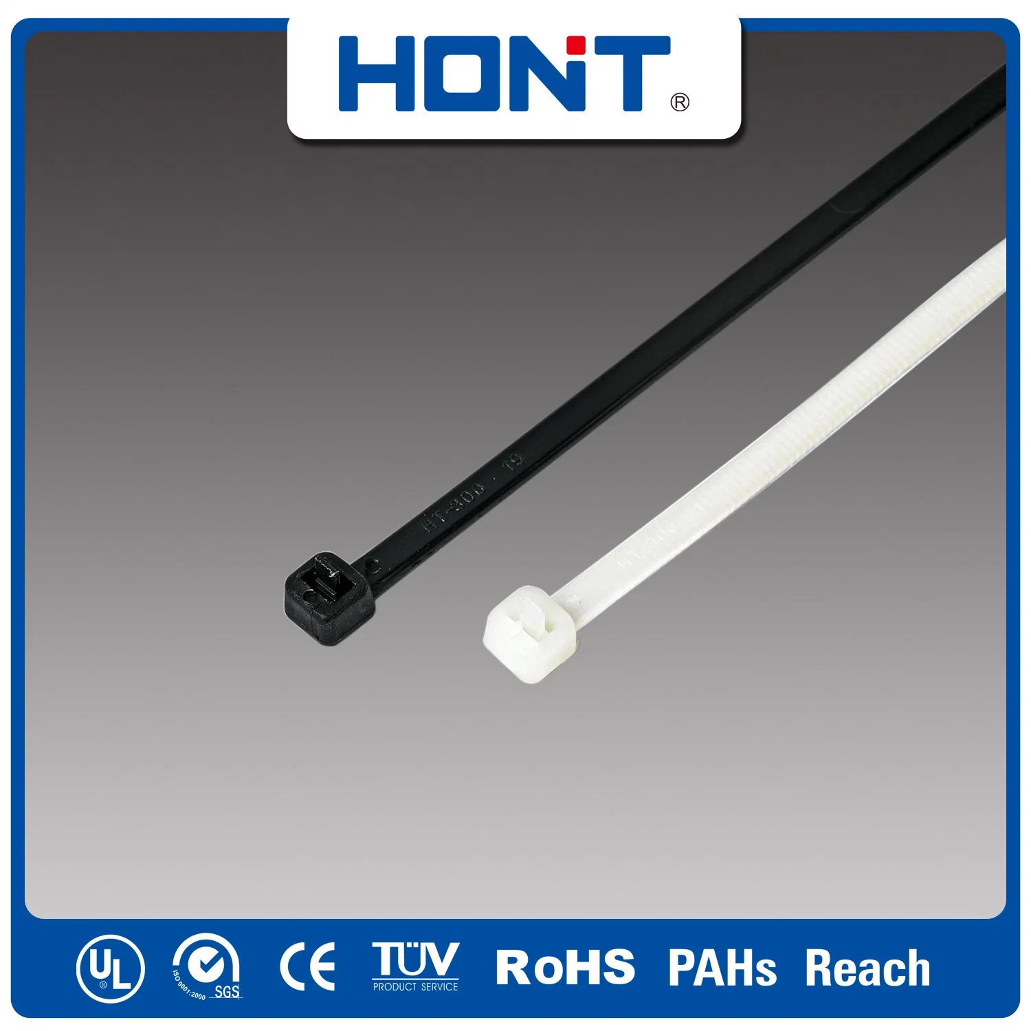 Nylon 66 CE Approved Hont Plastic Bag + Sticker Exporting Carton/Tray Clamp Cable Accessories