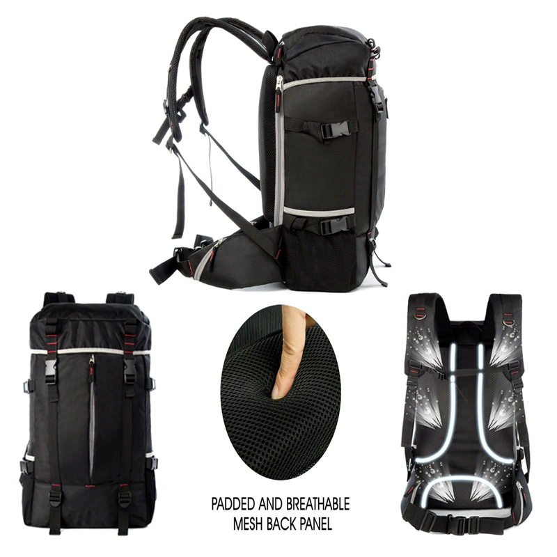 Bolsa de mochila deportiva al aire libre para caminatas, camping, montañismo, trekking, escalada, De gira