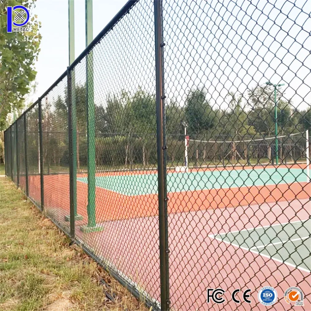 Pengxian 50 FT Stadium Chain Link Fence China Поставщики 50мм Используется ограждение звенной цепи цепи стадиона с горячим цинкованием размером x 50 мм Для Chain-Link Tennis Court Fence