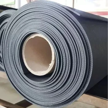 Single Double Fabric Impression NBR Rubber Mat Rolls Rubber Flooring Sheet