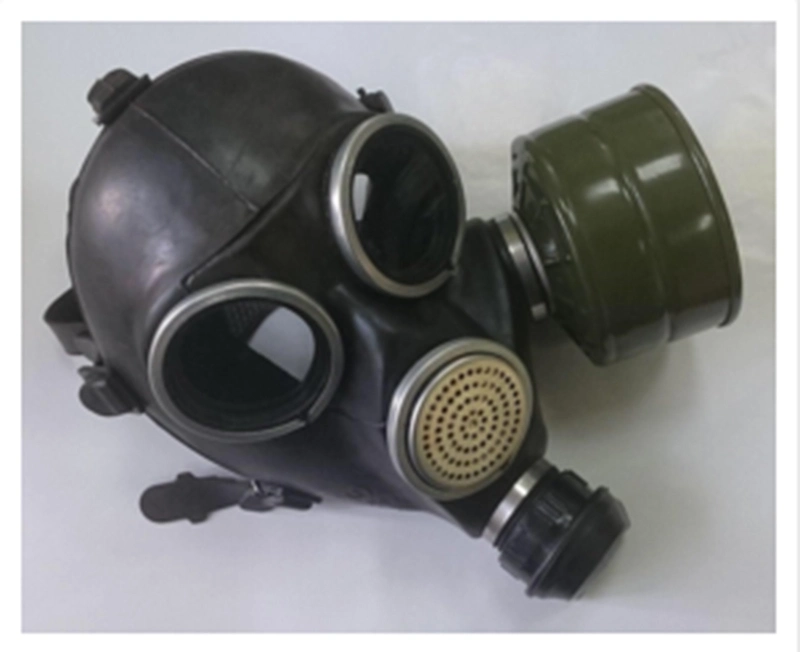 Máscara de gas de protección militar química máscara con filtro RC203