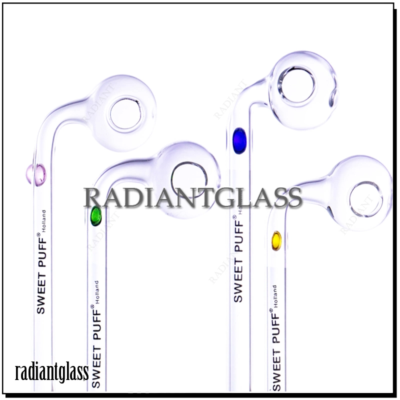 Sweet Puff Holland Oil Burner Pipe Pyrex Glass Smoking Pipe