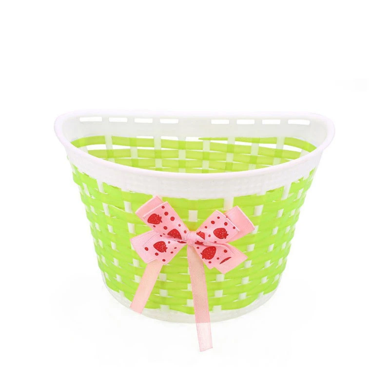 Girl Bicycle Decoration Parts Cute Kids Front Bike Basket