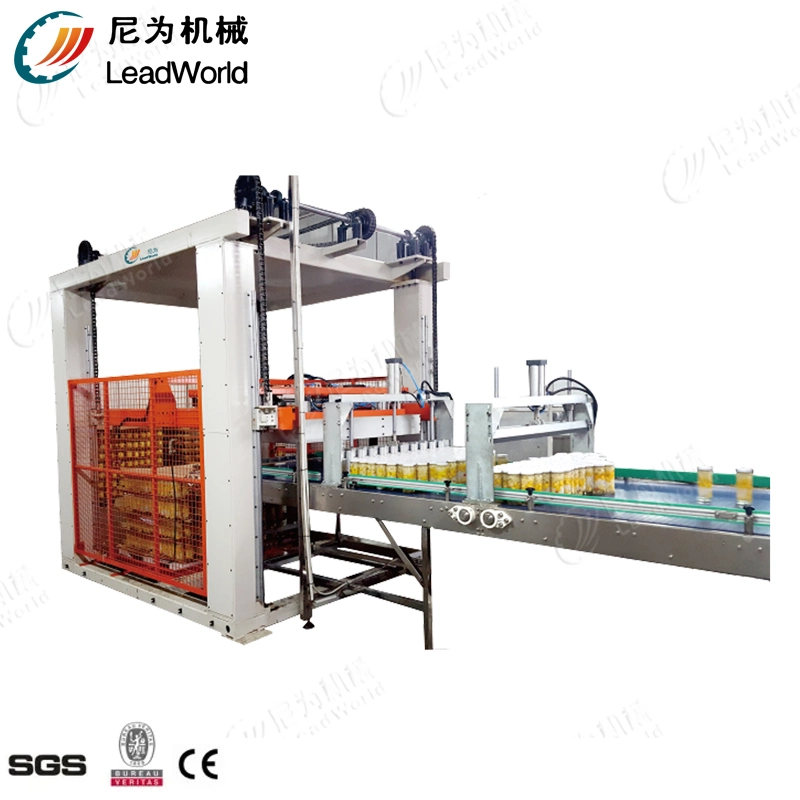 Automatic Tuna Fish Cans Depalletizer Machine Production Line