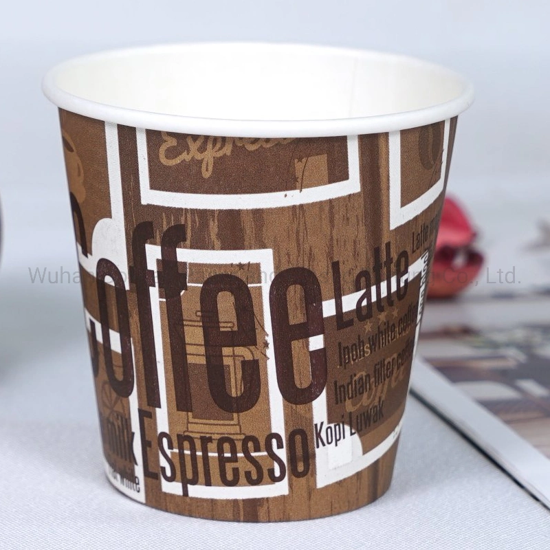 8 oz/10oz/12oz/16oz/22oz/24oz China Fabricante Caneca Promocional Logotipo personalizado impresso única descartáveis de papel de parede Cup Copa do café bebida quente xícaras PLA chávenas