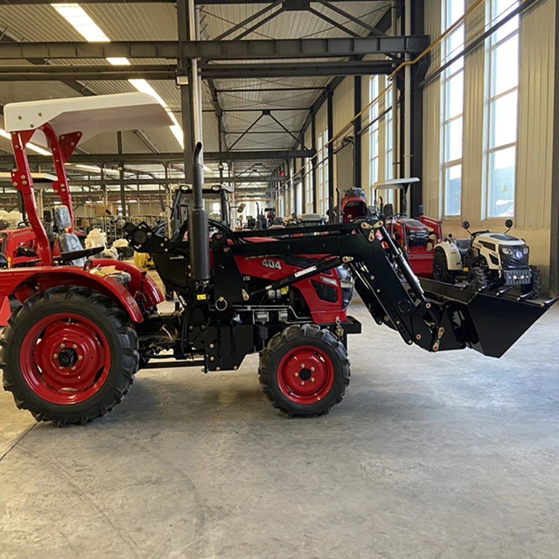 Pá carregadeira dianteira 25A HP 30HP 40HP Máquinas Agrícolas Carregamento frontal e traseira do tractor de terraplenagem