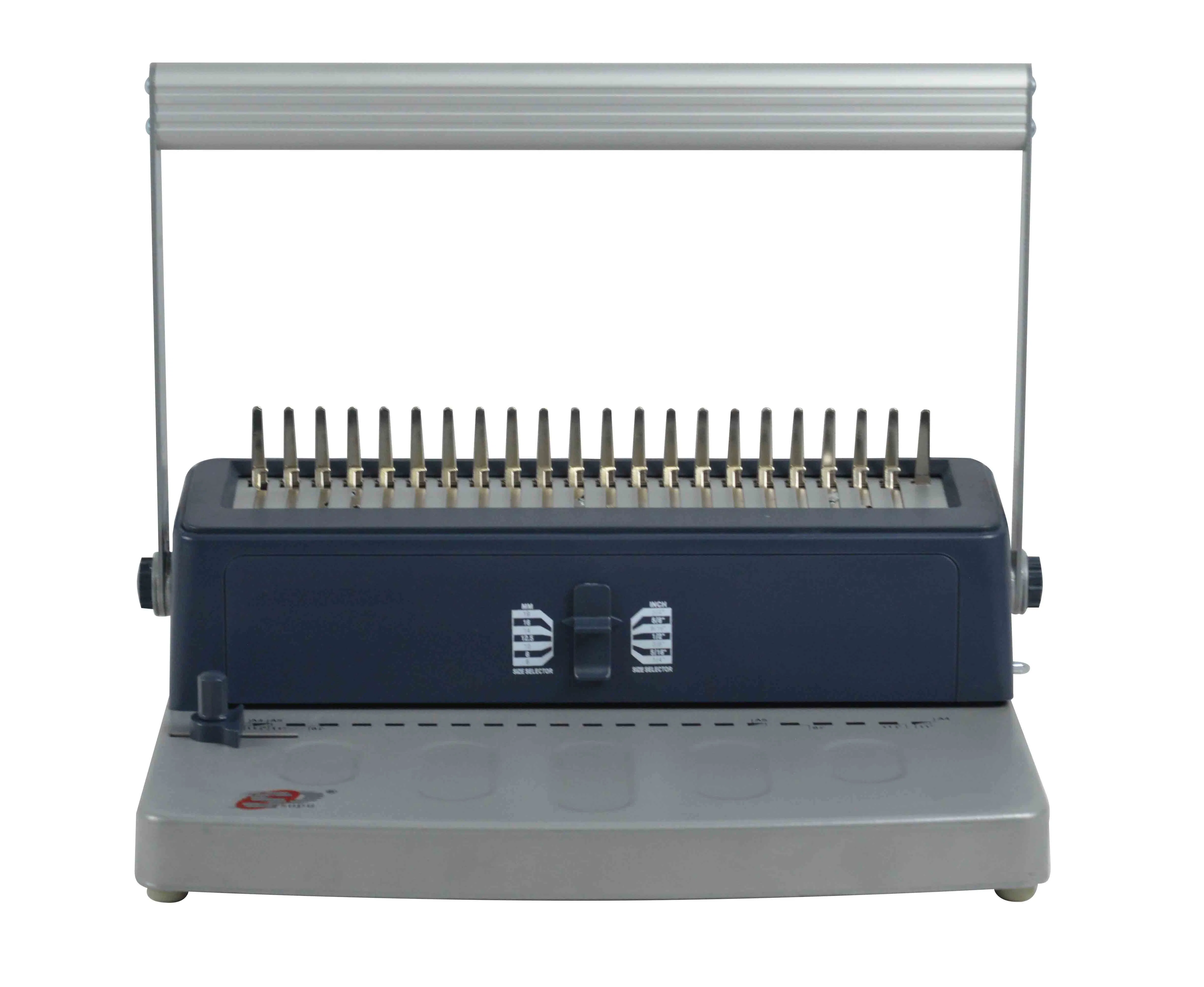 A4 Size Steel Comb 14.25mm Pitch Binding Machine for Book Bind (CB210 PLUS)