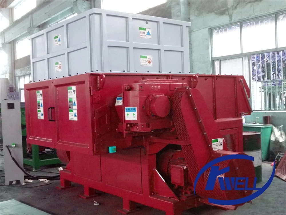 CE Industrial Single Shaft Shredder for Waste Scrap Metal Wood Pallet Plastic/PP/PE/HDPE/LDPE/PVC/PPR Pipe PC PMMA Sheet