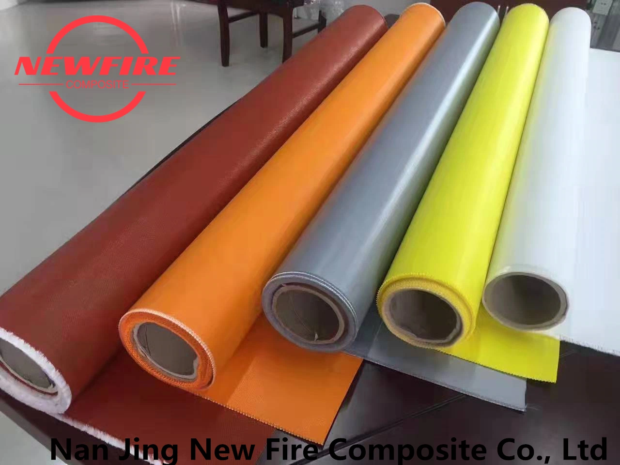 Fiberglass Cloth Rolls Silicone Coated Glass Fiber Fabric High-Temp Resistant Insulation Fabric