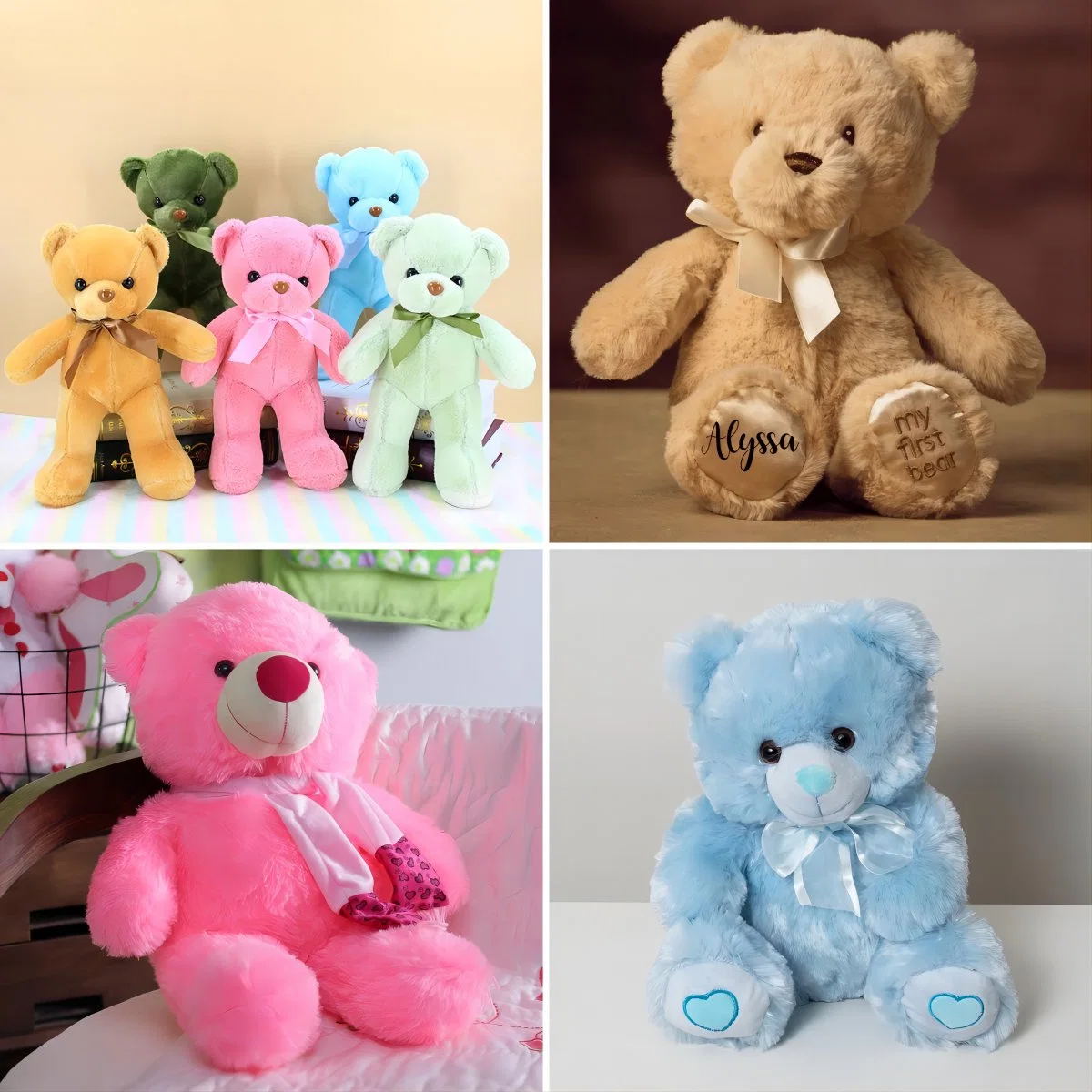 OEM Factory Soft Plush Teddy Bear Doll Wholesale Teddy personnalisé Ours cadeau remise des diplômes Ours en peluche personnalisé en forme d'ours en peluche remise des diplômes Fabricant de l'ours en Chine