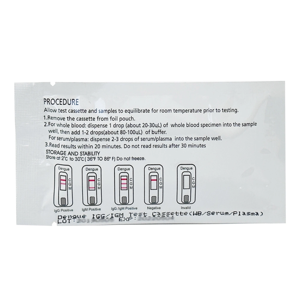 Anti Dengue Duo Test Kit Self Diagnostic Reagent