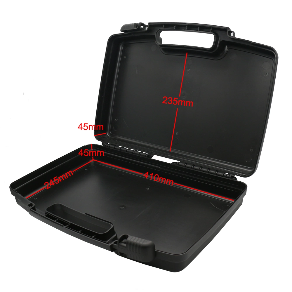 Chinese Manufacturer Storage Plastic Tool Box with Handle and Customized EVA Foam