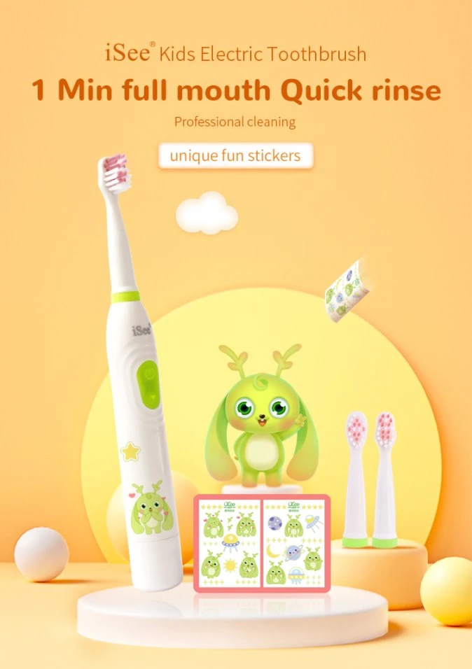 Kids Ultrasonic Toothbrush for Oral Care Rechargeable Toothbrush