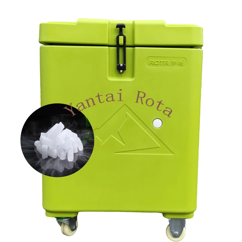 70L Roto-Molded Contenedor de refrigeración de hielo seco con aislamiento de la caja del refrigerador