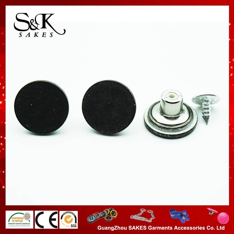 Matt Silver Color High quality/High cost performance  Metallic Buttons Alloy Jeans Button for Garments