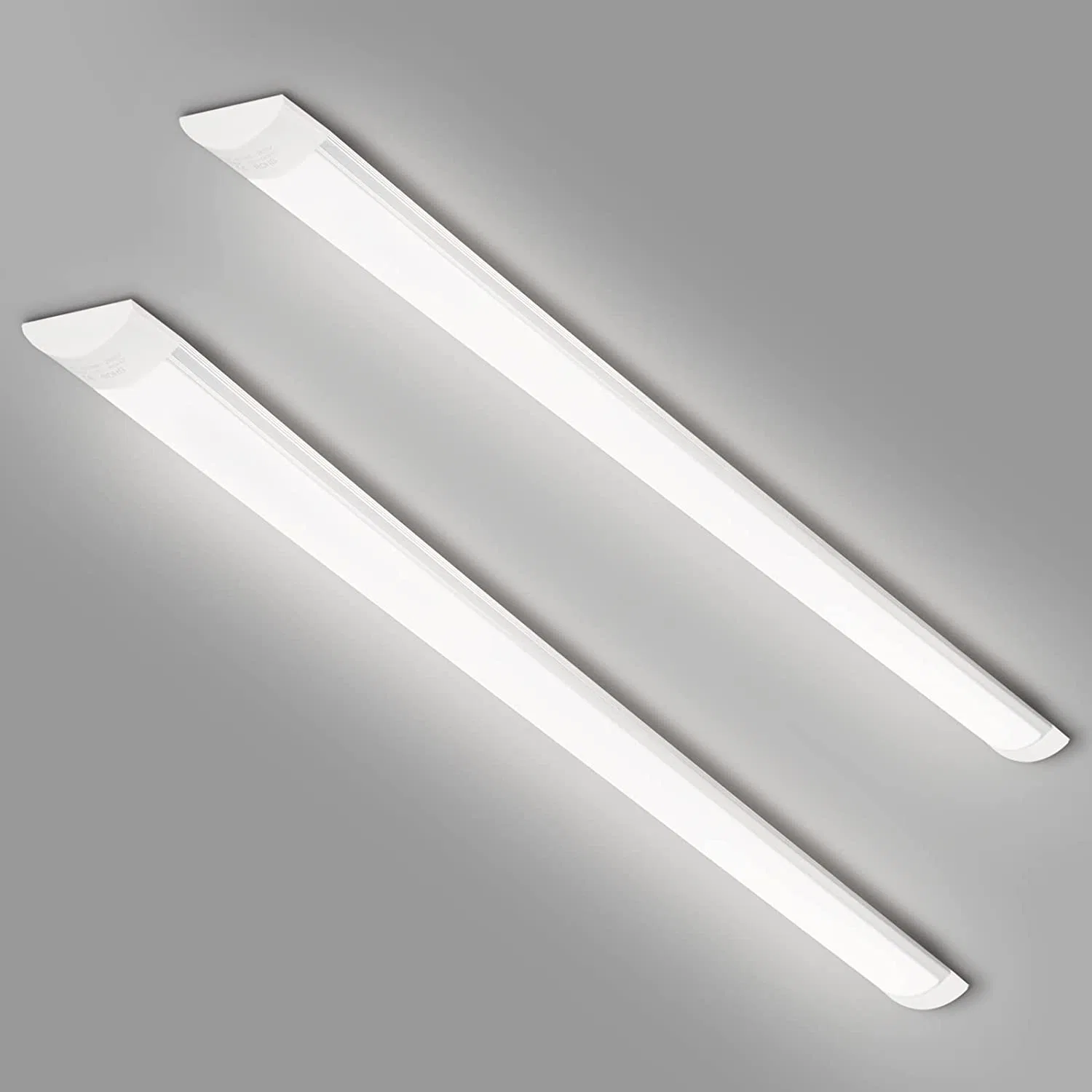 Original Factory LED Batten Light 36W 4FT Day Light 4000K, IP20, LED Ceiling Light Fixture for Garage, Shop, Hallway, Office, Market