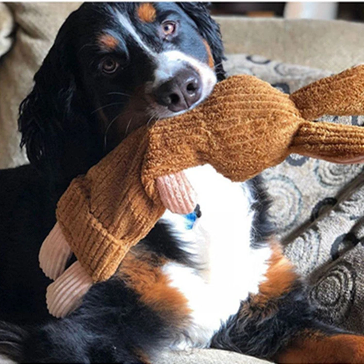 Großhandel/Lieferant Umweltfreundliche Hund Kauen Beißspielzeug Siegel Gefüllte Tier Plüsch Haustier Spielzeug