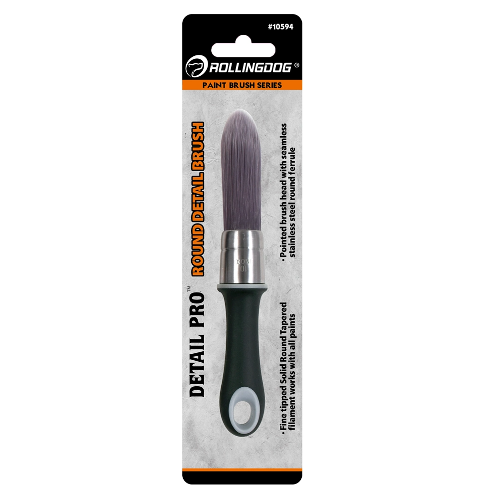 Rollingdog PRO 10594 Seamless Soft Round Corner Detail Pointed Paint Brush