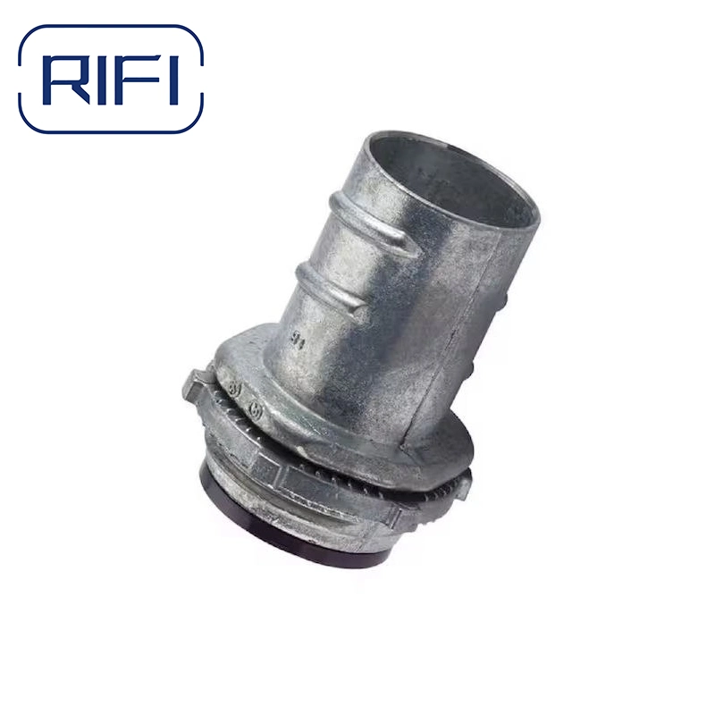 Galvanized Flexible Conduit Fittings Die Cast Zinc Flexible Conduit Screw in Connector