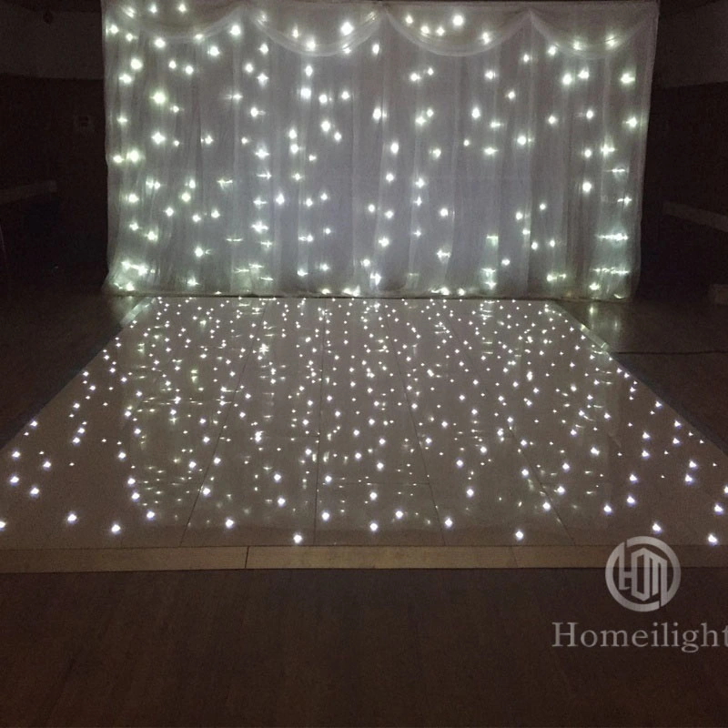 Guangzhou Homei 20 * 20ft Sternenlicht Tanzboden zum Verkauf Acryl Panel LED Light Dance Floor